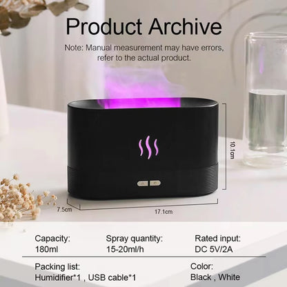 Difusor de Aroma Flame | Efeito Fogo Ultrassônico