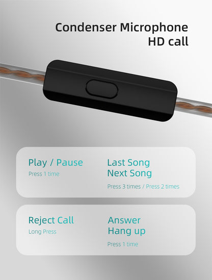 Kz edx pro fones de ouvido