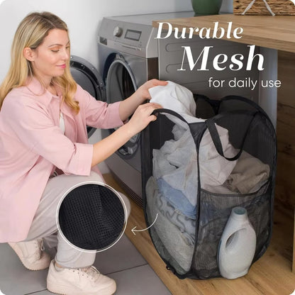 Cesto Dobrável para Separação de Roupa Suja
