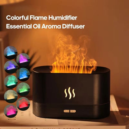 Difusor de Aroma Flame | Efeito Fogo Ultrassônico