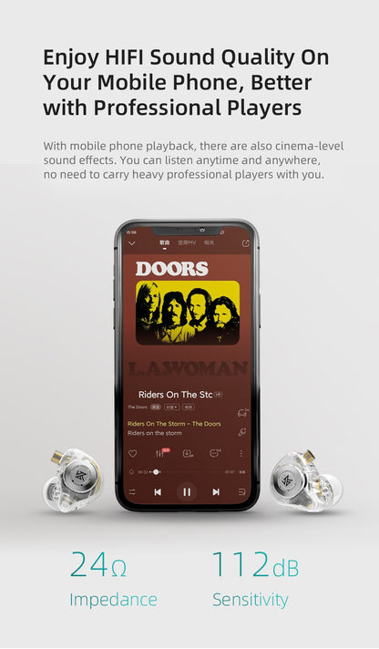Kz edx pro fones de ouvido