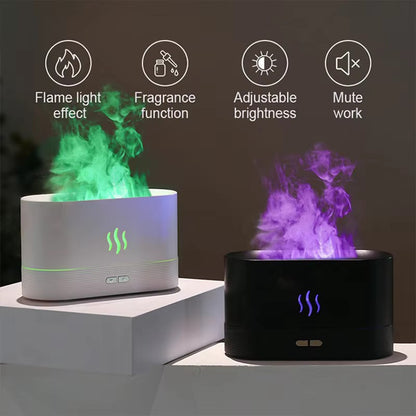Difusor de Aroma Flame | Efeito Fogo Ultrassônico