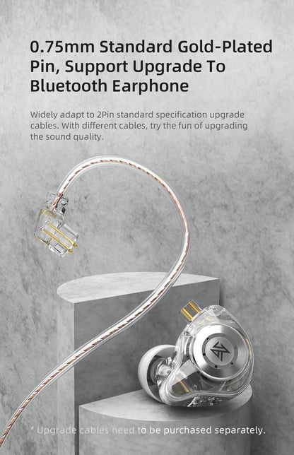 Kz edx pro fones de ouvido