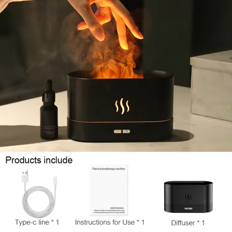 Difusor de Aroma Flame | Efeito Fogo Ultrassônico